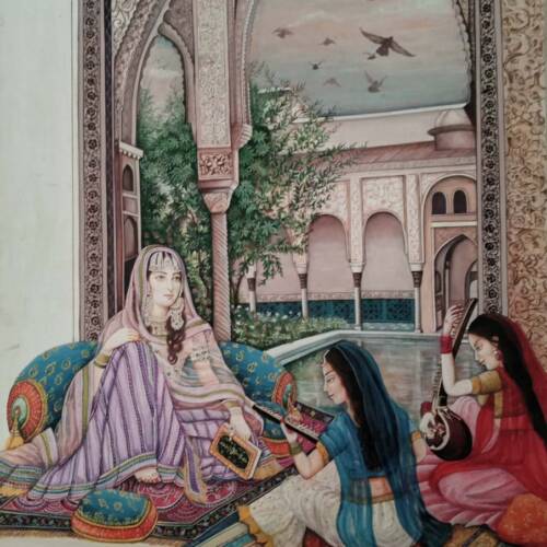 Princess with Musicians